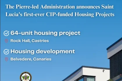 Saint Lucia: Government announces first-ever CIP funded housing project. PC: Government of Saint Lucia FB Page