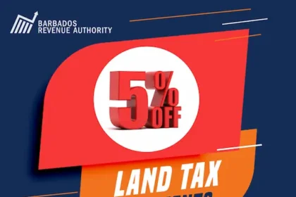 Barbados: Last day to pay land tax bills in-person with 5% discount. PC: Barbados Revenue Authority Facebook Page