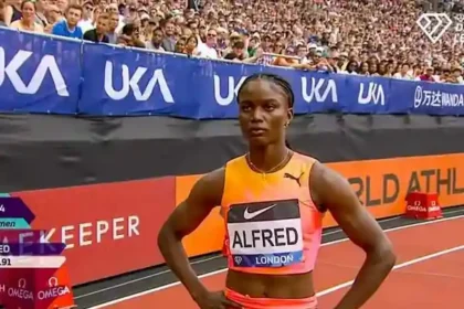 Julien Alfred sets new 200m National Record at London Athletics Meet