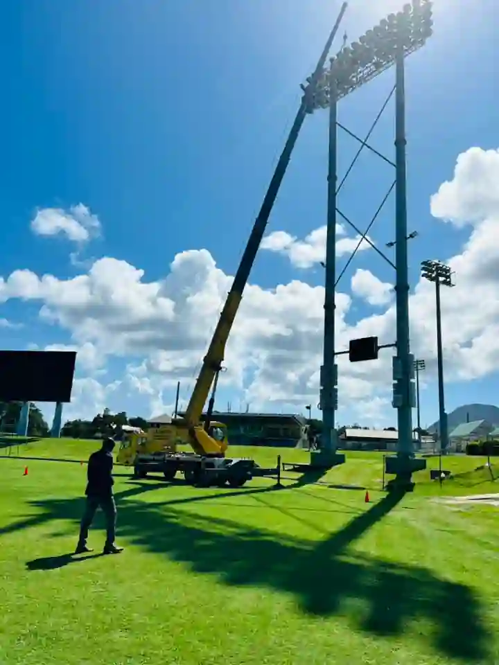 New Jumbotron, Lighting installed at Warner Park for CPL 2024