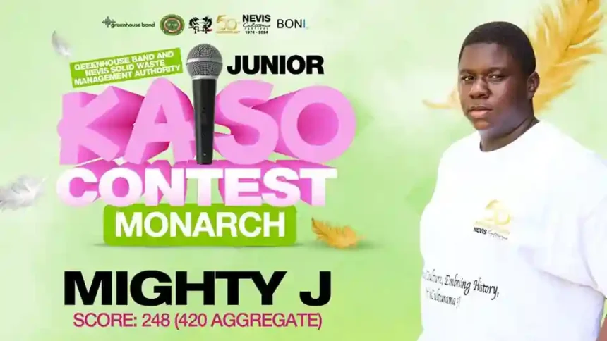 Nevis: Mighty J wins Junior Kaiso Calypso Monarch  