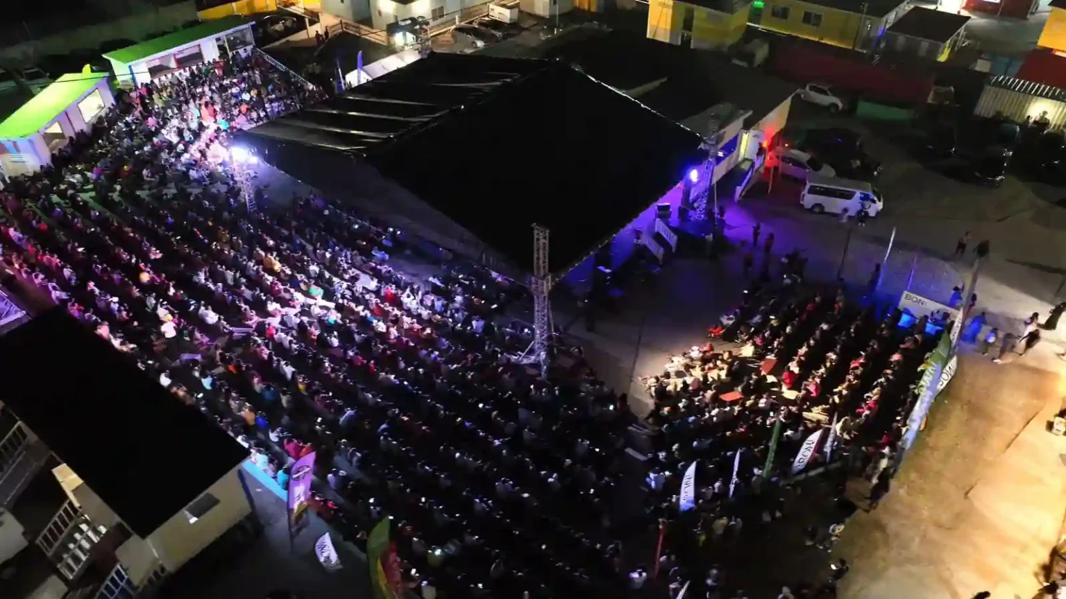 Crowd at Nevis Culturama Festival 2024