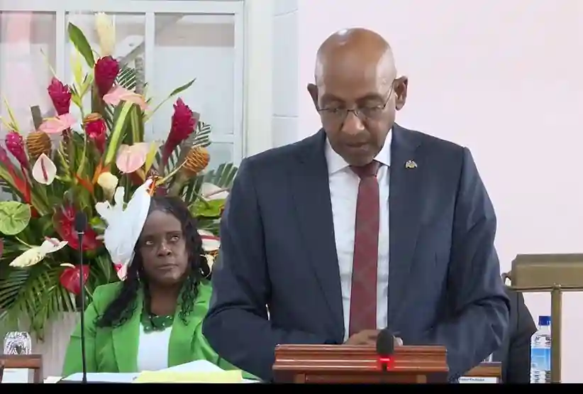 Finance Minister at Budget Address