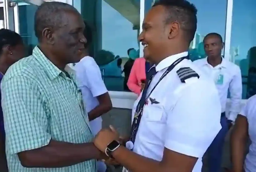 First Male Vincentian to fly American Airlines