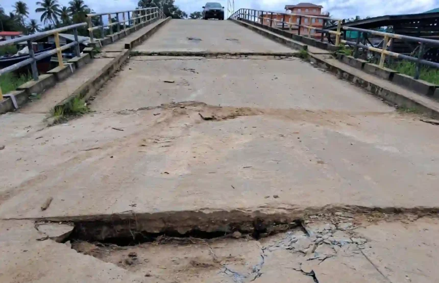 Guyana Bridge Sinking
