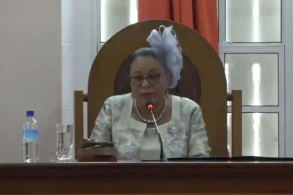 President Burton during Budget Address