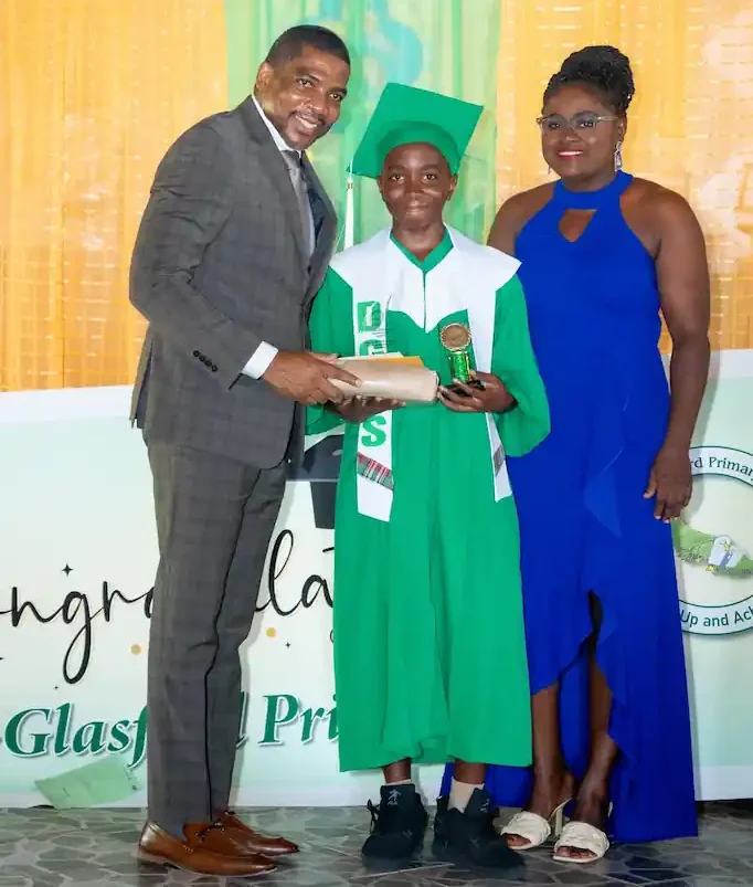 PM Terrance Drew attends Dean Glasford Primary School graduation, calls it blessing
