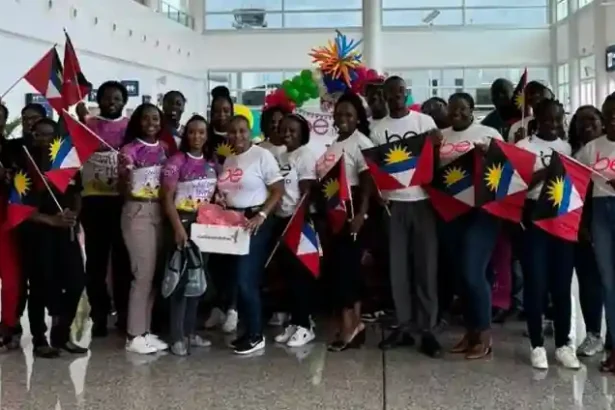 Tourists welcomed with exclusive treats at VC Bird International Airport for Antigua Carnival 2024 
