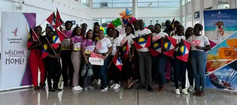 Tourists welcomed with exclusive treats at VC Bird International Airport for Antigua Carnival 2024