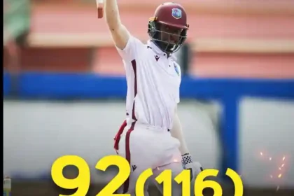 Alick Athanaze in West Indies vs South Africa