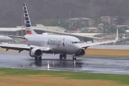 American Airlines in St Kitts