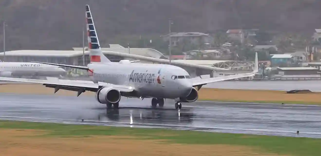 American Airlines in St Kitts