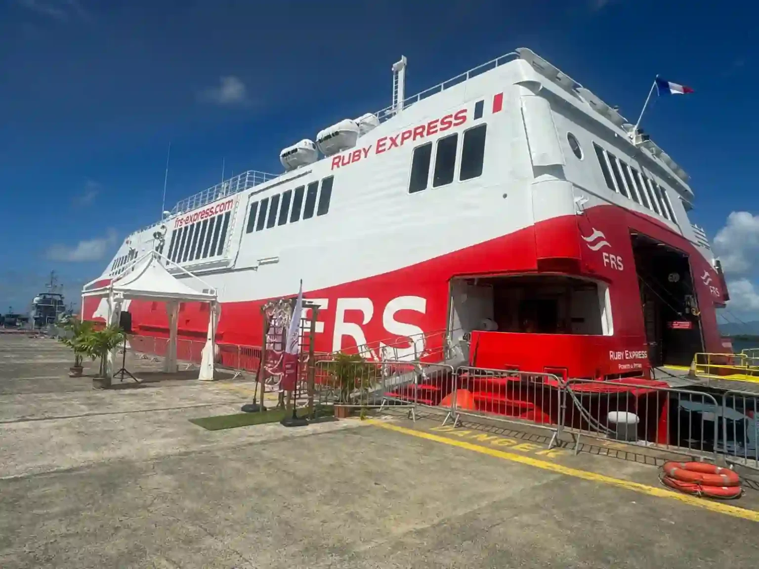 L'Express des Iles inaugurates brand new “The RUBY EXPRESS”