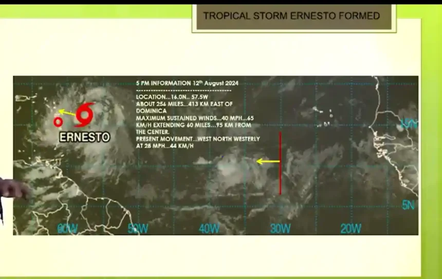 Tropical Storm Ernesto