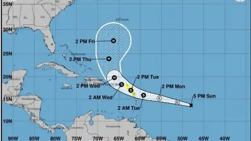 Tropical Storm Ernesto posing threats to St Kitts and Nevis