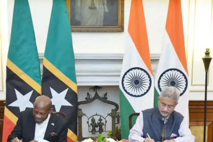 Minister Dr Douglas meets Indian MEA Jaishankar, signs MoU for collaboration