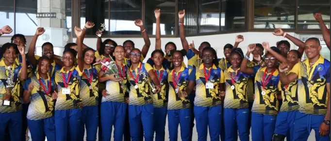 Barbados U19 Boys Volleyball team wins gold at CAZOVA championship