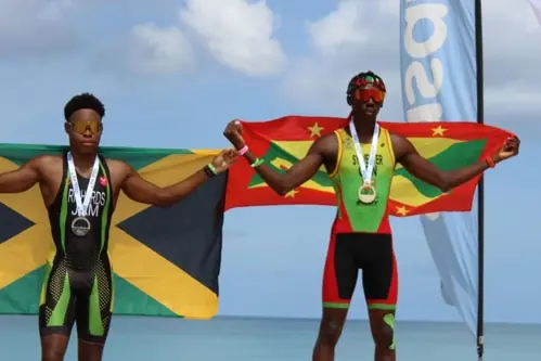Grenada wins 1 Gold and 2 Silver medals at CARIFTA Triathlon and Aquathlon Championships