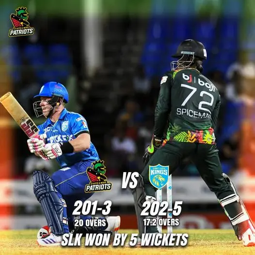 Barbados Royals celebrating their victory over Antigua and Barbuda Falcons in CPL 2024.