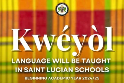 Students learning Kwéyòl in a classroom setting as part of the new pilot programme in Saint Lucia.