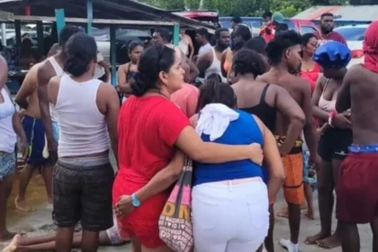 Enchanter Creek along the Soesdyke Highway where the tragic drowning incident occurred.