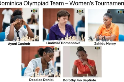 Dominica Chess Federation team preparing for the 45th Chess Olympiad in Budapest.