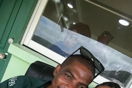 Prime Minister Terrance Drew at Warner Park supporting the St. Kitts and Nevis Patriots during the CPL 2024 match.