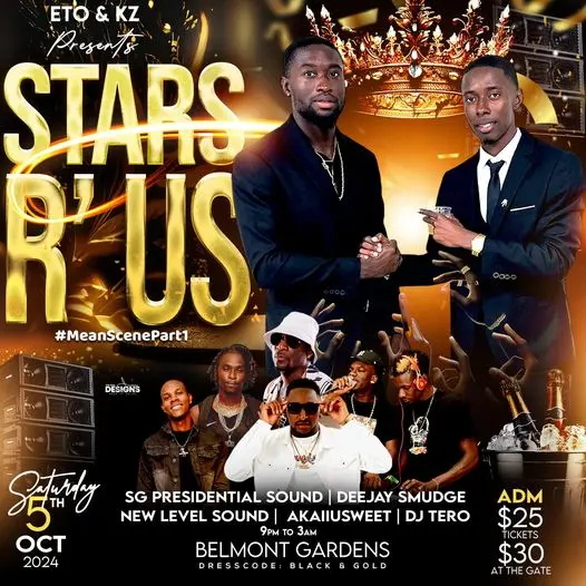 Aljay Newton and Kezron Archibald, the young stars being celebrated at the event.