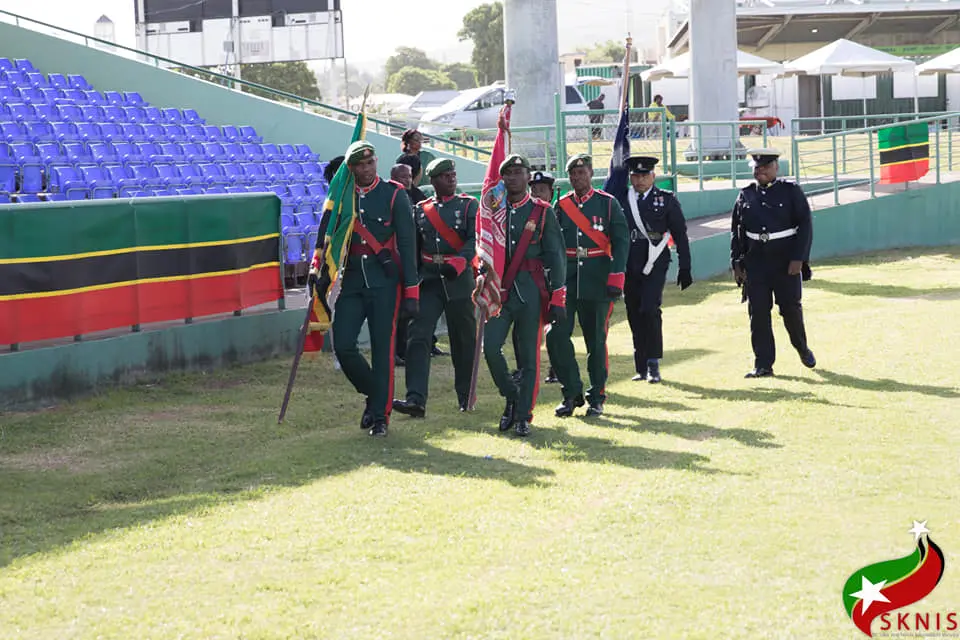 Attendees at the 41st Independence Day National Service in St. Kitts and Nevis.