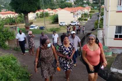 Mon Rush Housing Scheme announcement for large-scale repairs in Grenada.