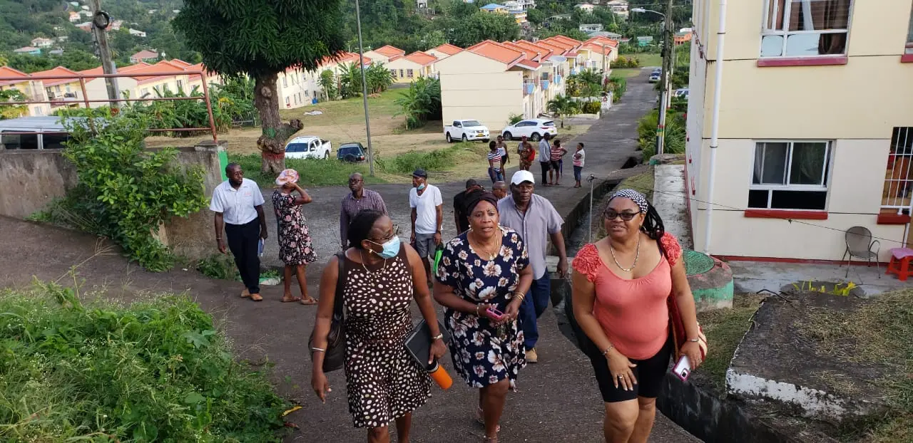 Mon Rush Housing Scheme announcement for large-scale repairs in Grenada.