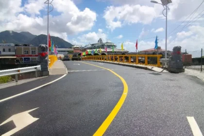 Groundbreaking ceremony for the Loubiere to Bagatelle Road and Bridge Rehabilitation Project in Dominica.