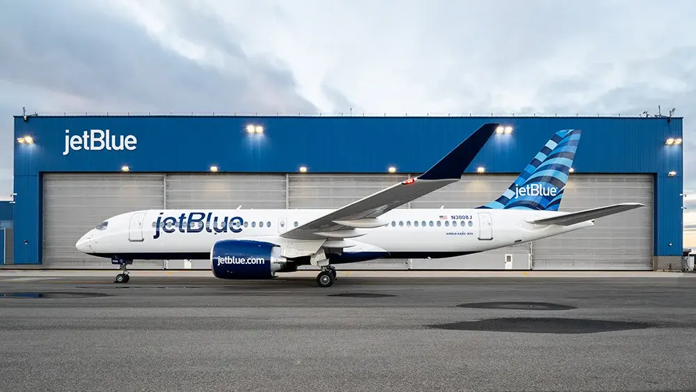 JetBlue launches A320 Airbus service from New York to St. Kitts and Nevis.
