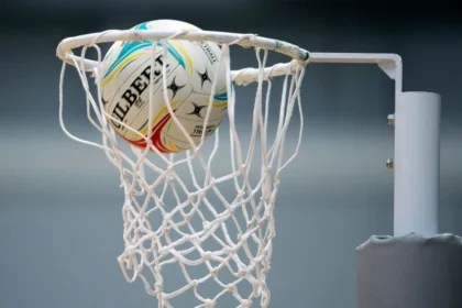 Teams compete in the ECCB International Netball Series in St. Lucia.