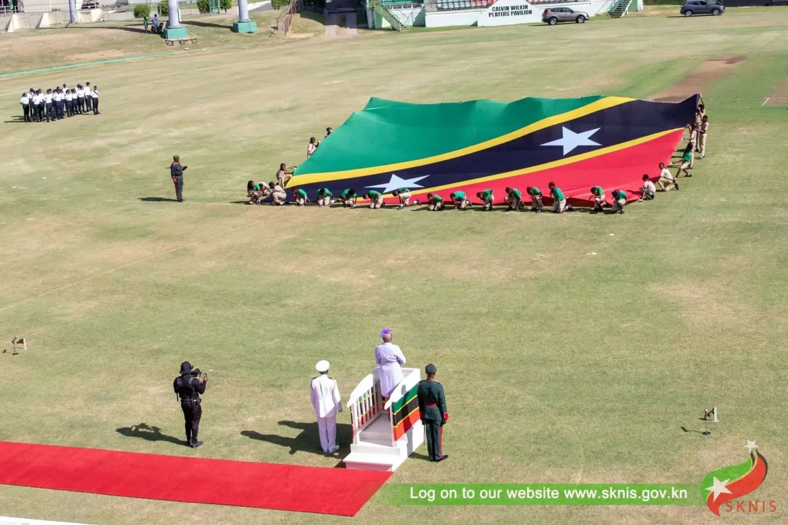 Round Parade celebrates 41 years of independence in St. Kitts and Nevis.