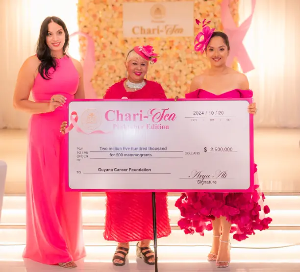 Guyana’s First Lady Arya Ali offers free Mammograms for Breast Cancer Awareness