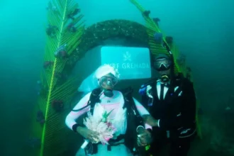 Grenada hosts first ever underwater wedding at Grand Mal Chapel