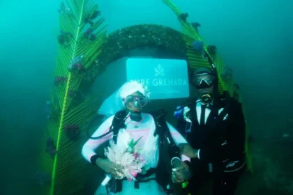 Grenada hosts first ever underwater wedding at Grand Mal Chapel