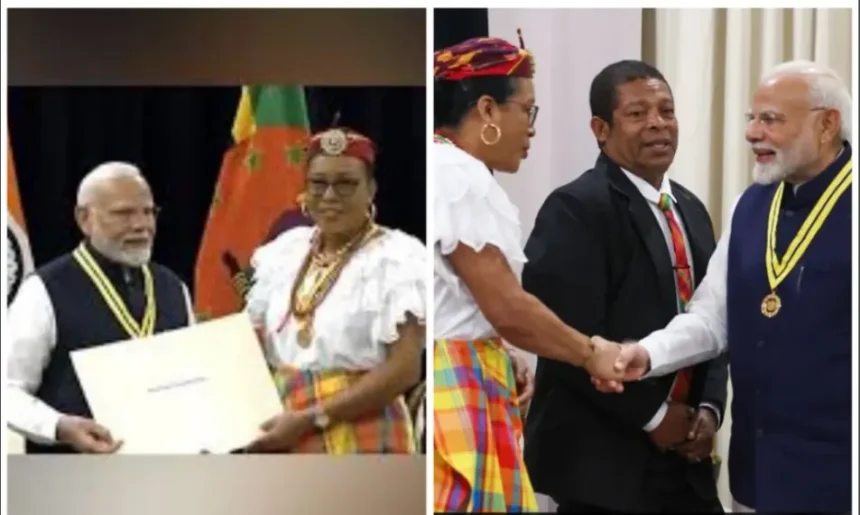 Dominica confers Indian PM Narendra Modi with Highest National Award