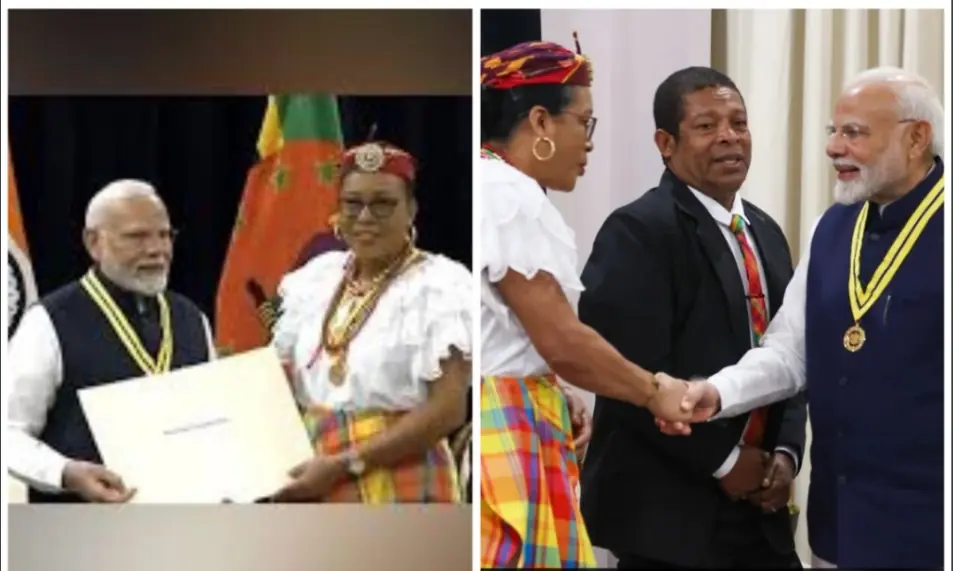 Dominica confers Indian PM Narendra Modi with Highest National Award