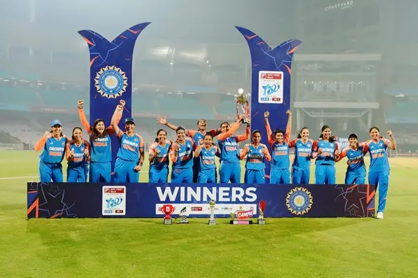 India defeats West Indies by 60 runs to win Women's T20I Series