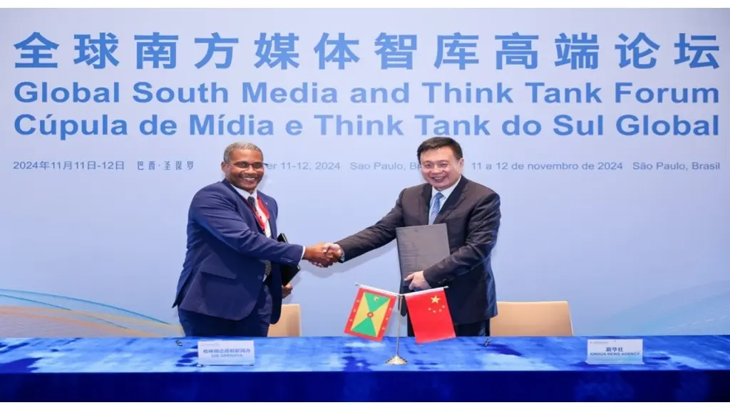 Grenada's GIS signs MoU with Xinhua News Agency to enhance global coverage
