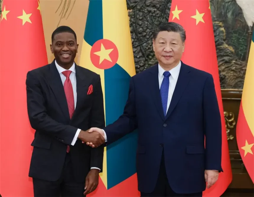 Grenada China Bilateral Talks: PM Dickon Mitchell meets President Xi Jinping