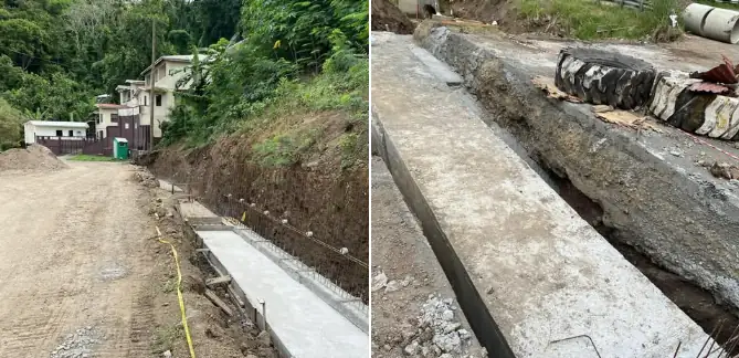 Top Grenadian ministries inspect progress of Clif Rehabilitation Project