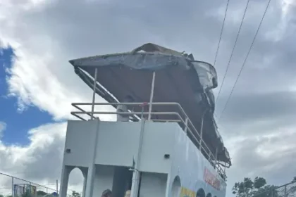 Tourists have a narrow escape as train derails in St Kitts and Nevis