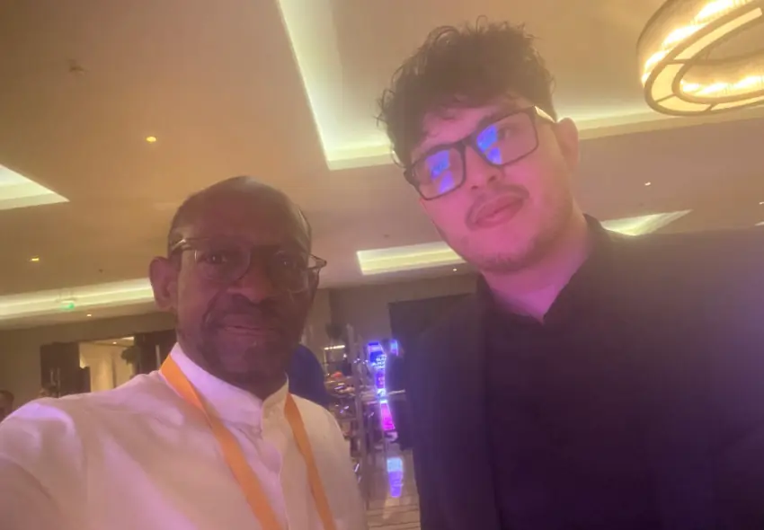 Foreign Minister Dr Denzil Douglas attends 14th Global Blockchain Congress in Dubai