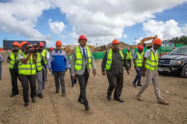 PM Gaston Browne reviews Booby Alley Housing Project and expresses satisfaction