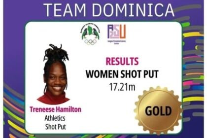 Treneese Hamilton wins Gold for Dominica at Pan American Junior Games in Paraguay